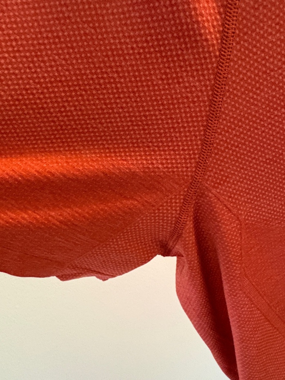 Lululemon Metal Vent Tech Short Sleeve ~ 2XL ~ Rustic Coral / Dare Devil - Picture 3 of 11